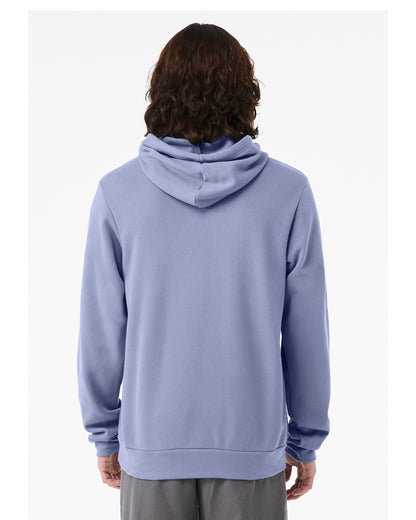 Unisex Sponge Fleece Pullover Hoodie - Lavender Blue