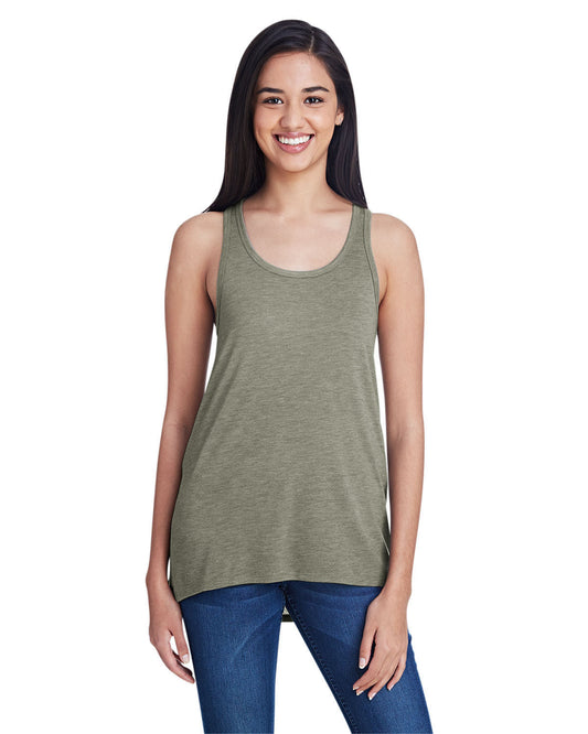 Women's Freedom Tank - Heather City Green