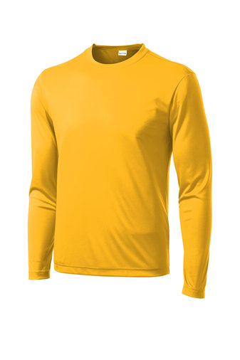 Unisex Long Sleeve PosiCharge Competitor Tee - Gold
