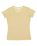 Women's Harborside Melange V-Neck T-Shirt - Stone Melange