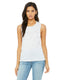 Bella + Canvas B8803 - Women's Flowy Scoop Muscle Tank - White Marble
