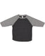 Rabbit Skins RS3330 - Toddler Baseball T-Shirt - Vintage Smoke / Gran Heather