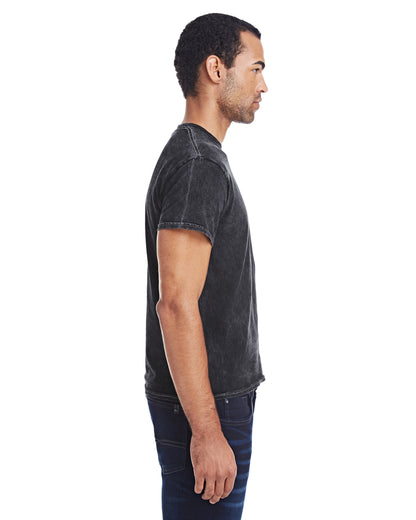 Unisex 100% Cotton Vintage Wash T-Shirt - Mineral Black