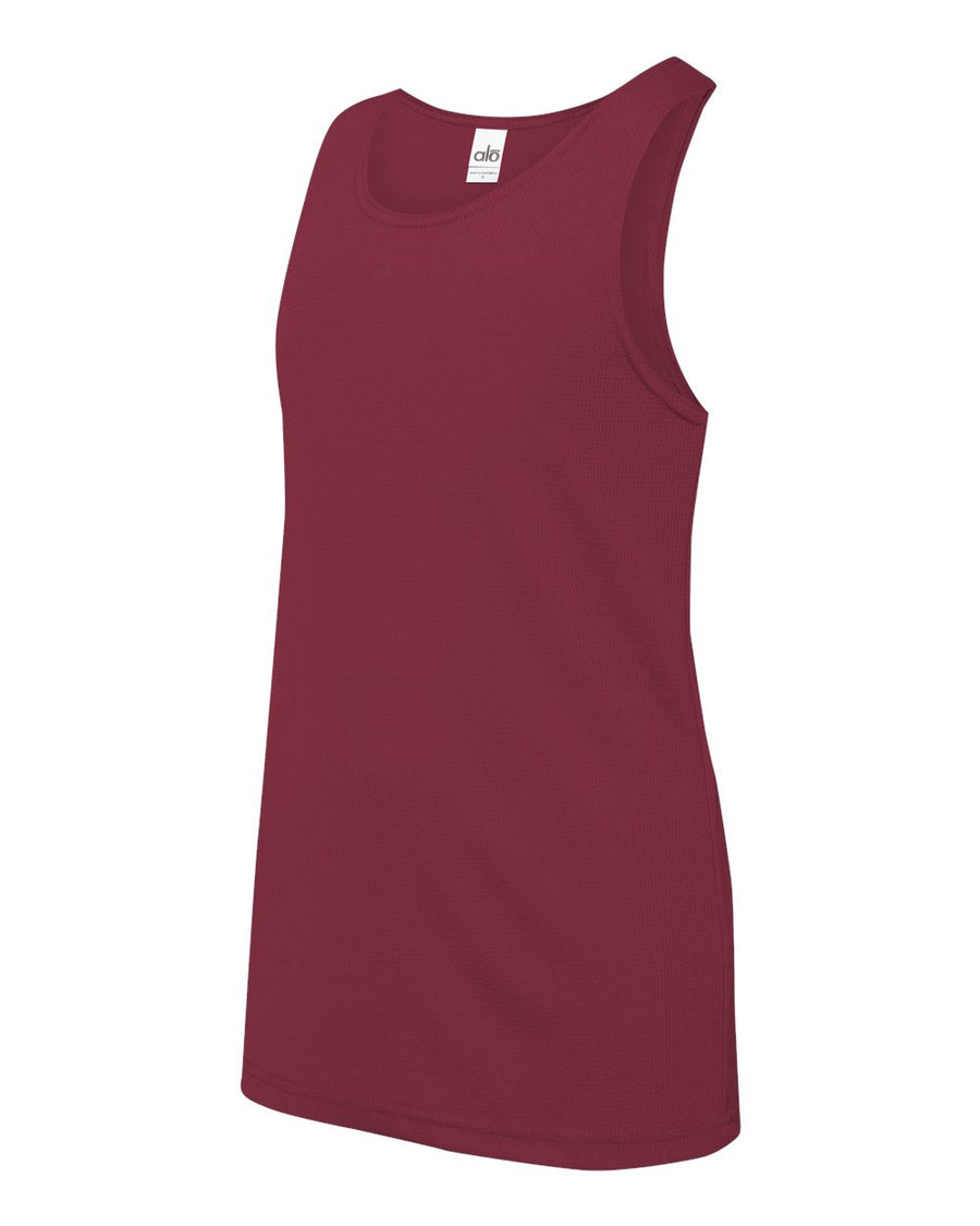 Youth Mesh Tank - Sport Maroon