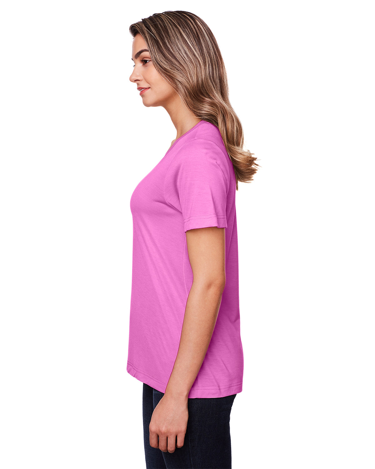 Women's Fusion ChromaSoft��� Performance T-Shirt - Charity Pink