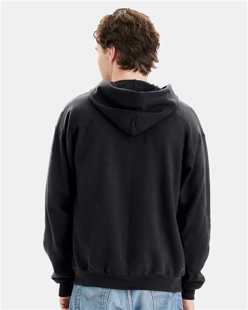 Hanes F280 Black — on model back
