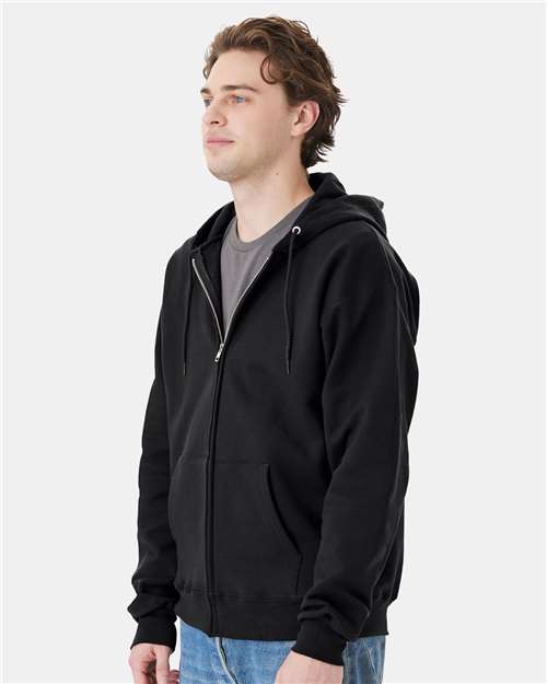 Hanes F280 Black — on model side