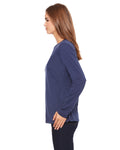 Women's Relaxed Jersey Long-Sleeve T-Shirt - Navy
