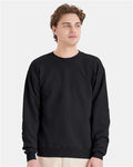 Hanes P160 Black — on model front