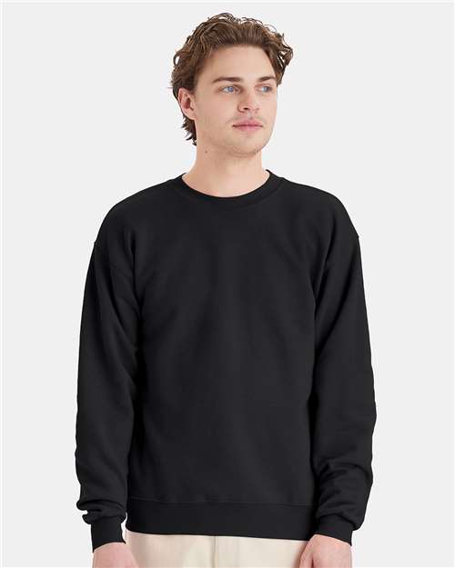 Hanes P160 Black — on model front