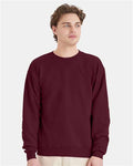 Hanes P160 Maroon — on model front