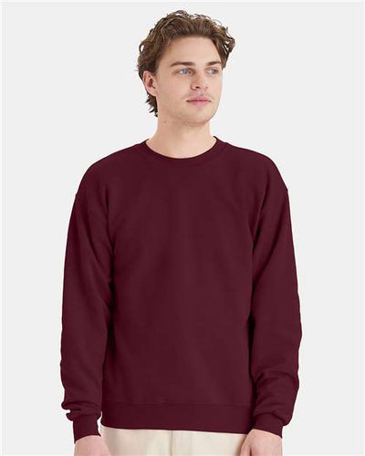 Hanes P160 Maroon — on model front