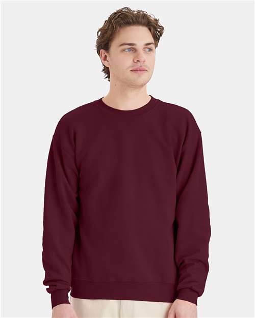 Hanes P160 Maroon — on model front