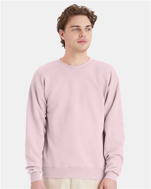 Hanes P160 Pale Pink — on model front