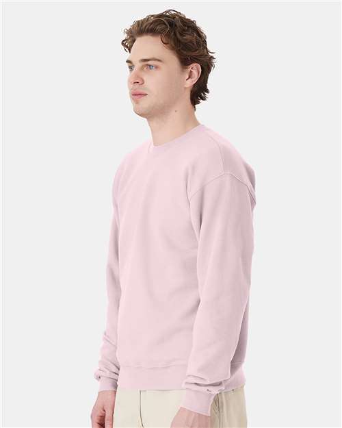 Hanes P160 Pale Pink — on model side