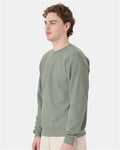 Hanes P160 Stonewashed Green — on model side
