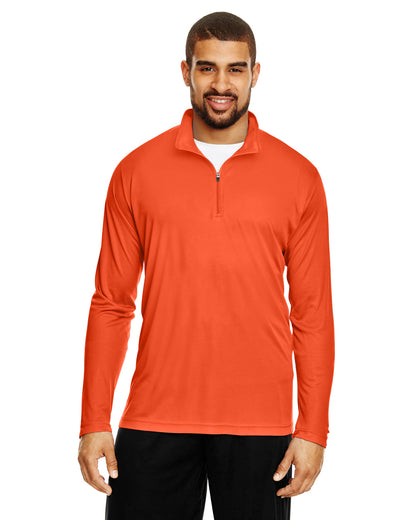 Men's Zone Performance Quarter-Zip - Sport Orange
