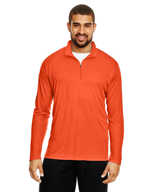 Men's Zone Performance Quarter-Zip - Sport Orange