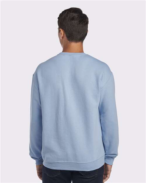 JERZEES 562MR Light Blue — on model back