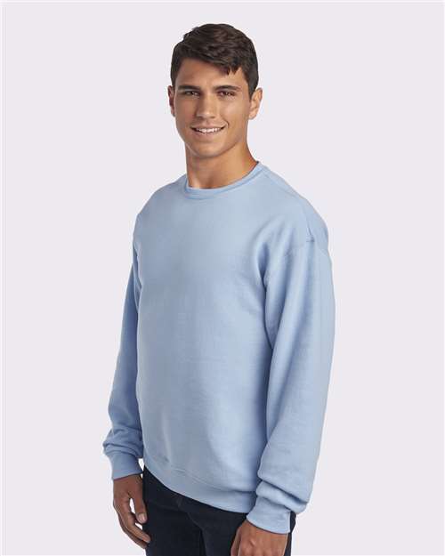 JERZEES 562MR Light Blue — on model side