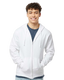 Tultex 0331TC - Unisex Fleece Zip Hoodie - White