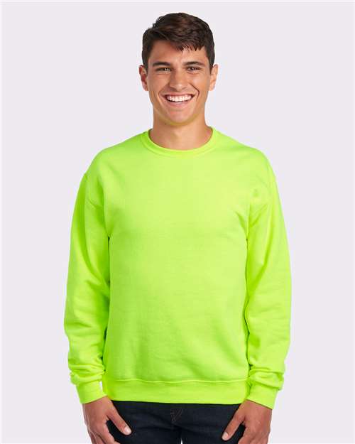 JERZEES 562MR Safety Green — on model front