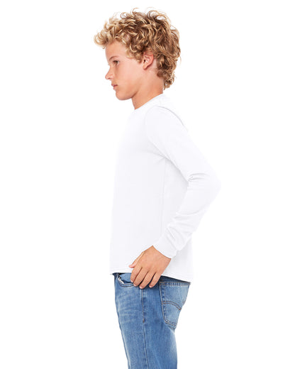 Youth Jersey Long-Sleeve T-Shirt - White