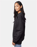 Hanes F260 Black — on model side