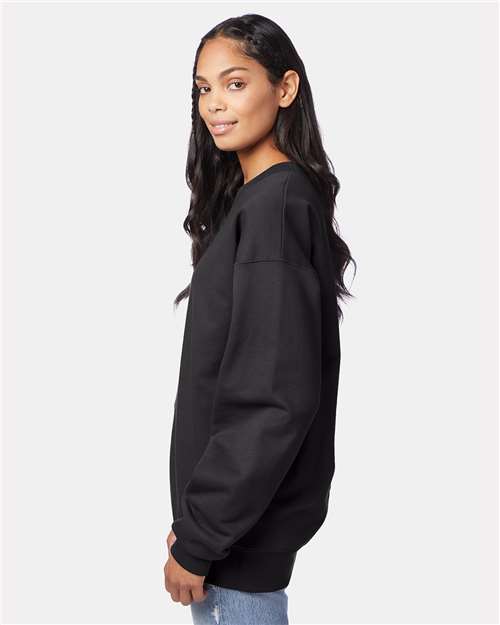 Hanes F260 Black — on model side