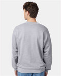 Hanes F260 Light Steel — on model back