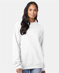 Hanes F260 White — on model front
