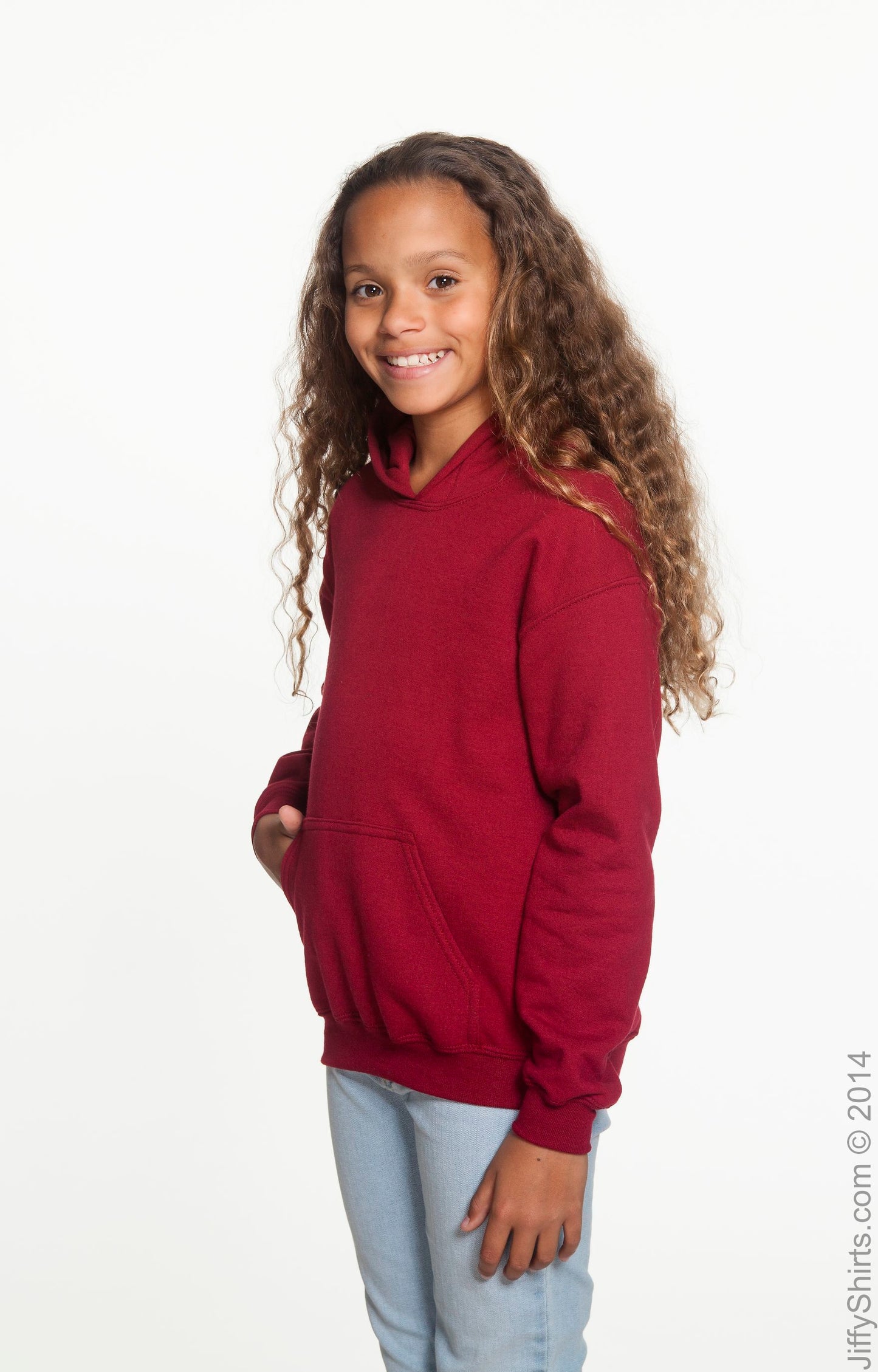 Youth Heavy Blend™ 50/50 Hoodie - Garnet
