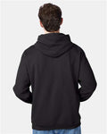 Hanes P170 Black — on model back