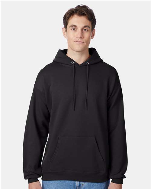 Hanes P170 Black — on model front