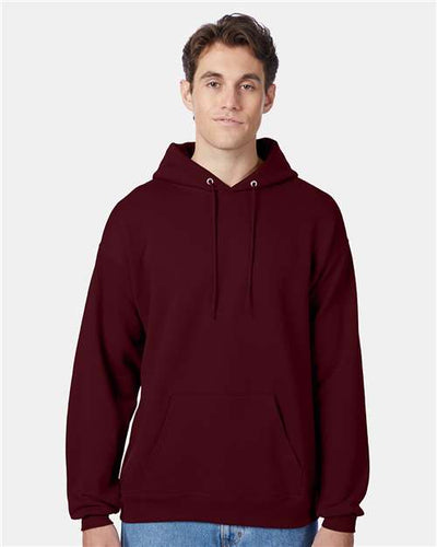 Hanes P170 Maroon — on model front