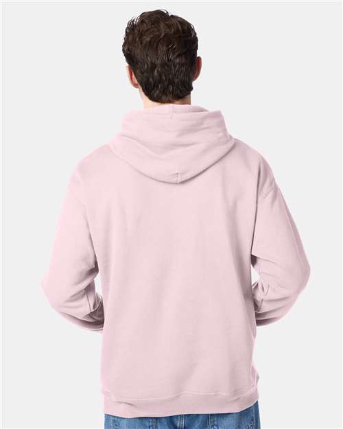 Hanes P170 Pale Pink — on model back