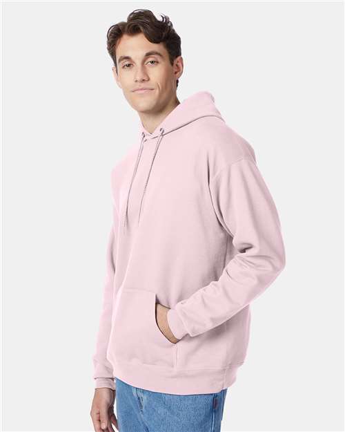 Hanes P170 Pale Pink — on model side