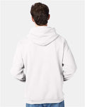 Hanes P170 White — on model back
