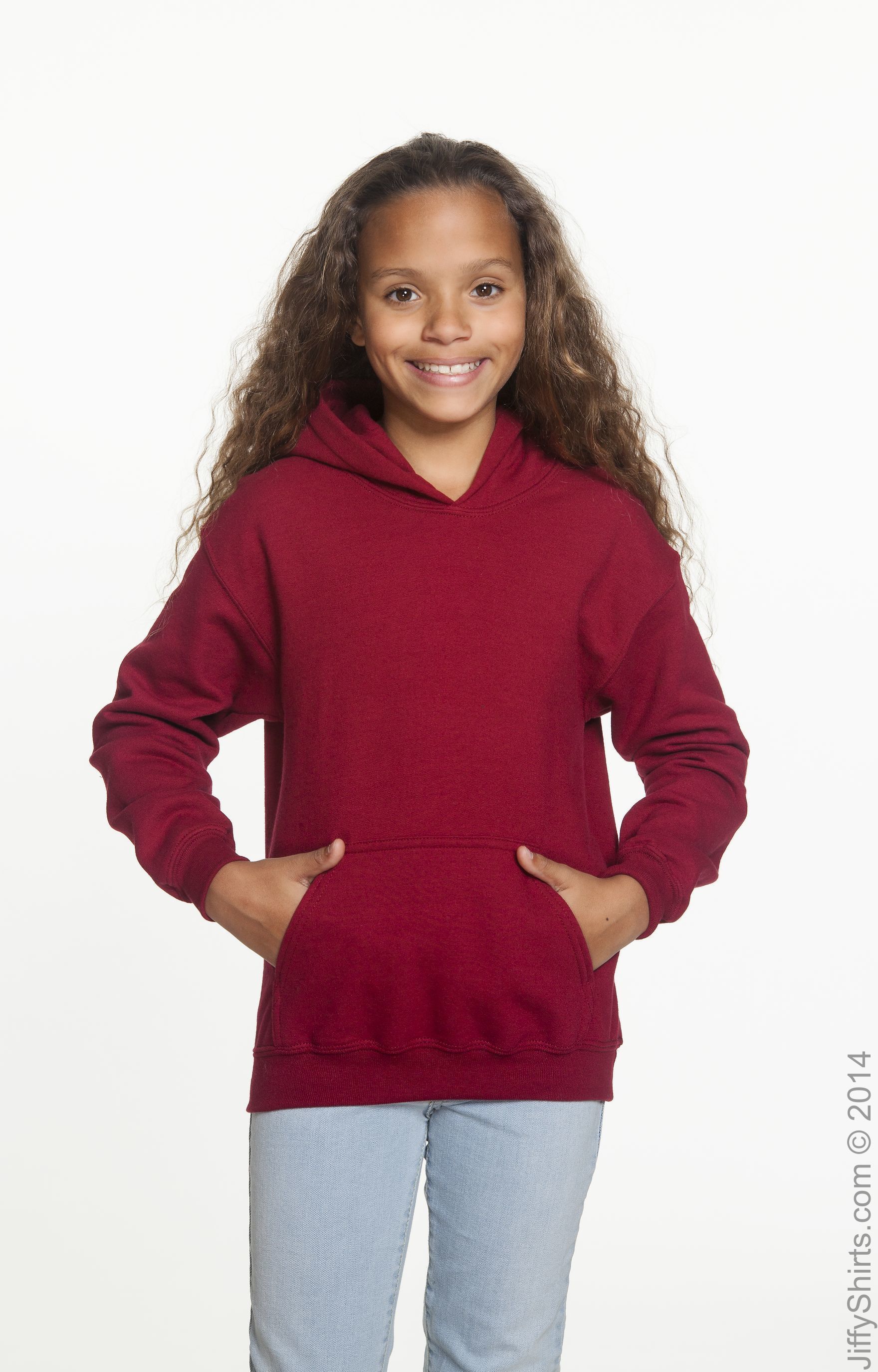 Youth Heavy Blend™ 50/50 Hoodie - Garnet