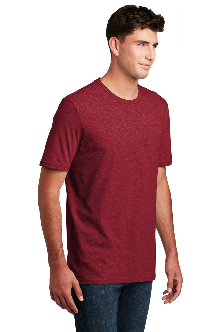 Unisex Perfect Blend Tee - Red Fleck