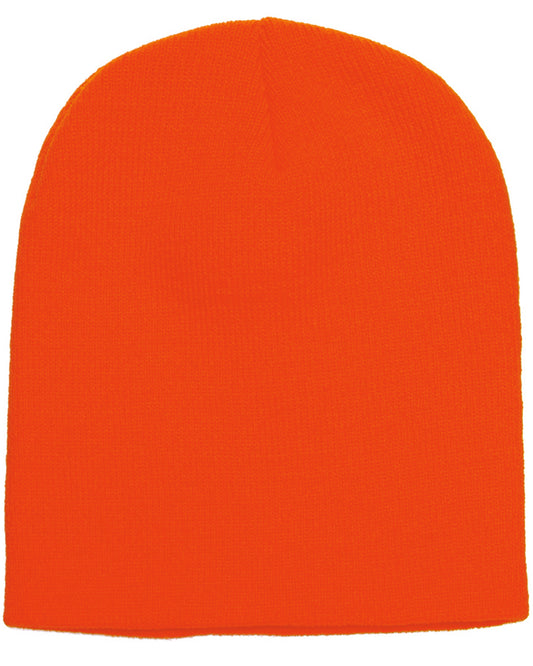 Unisex Knit Beanie - Blaze Orange