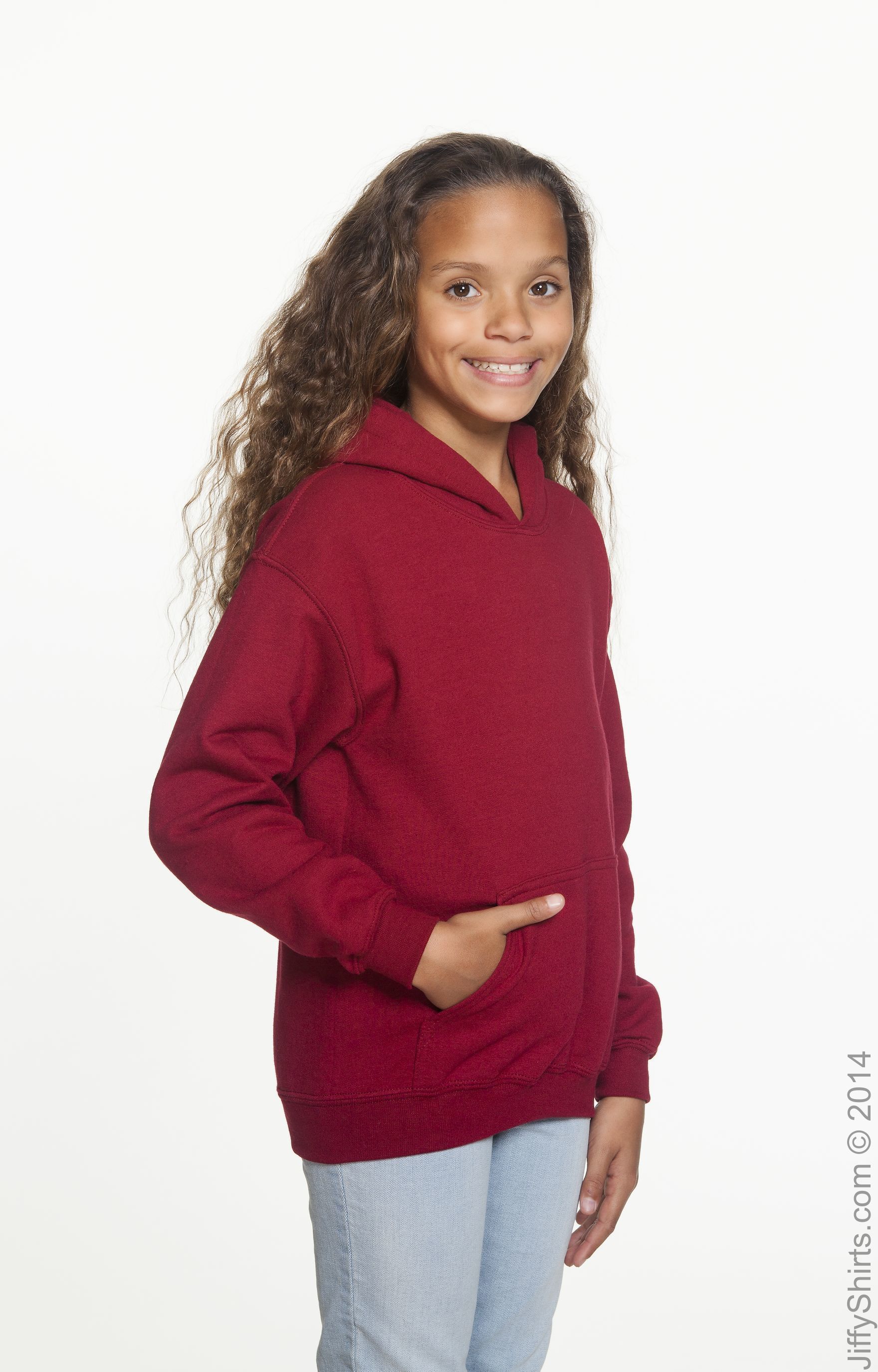 Youth Heavy Blend™ 50/50 Hoodie - Garnet