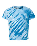 Youth One Color Tiger Stripe T-Shirt - Royal