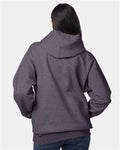 Hanes F170 Charcoal Heather — on model back