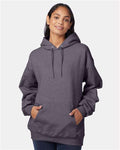 Hanes F170 Charcoal Heather — on model front