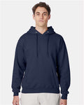 Hanes F170 Navy — on model front