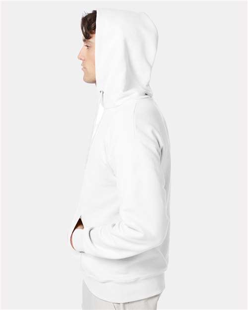 Hanes F170 White — on model side