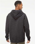 Independent Trading Co. IND4000 Charcoal Heather — on model back