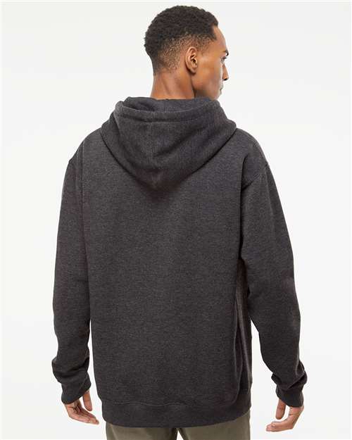 Independent Trading Co. IND4000 Charcoal Heather — on model back