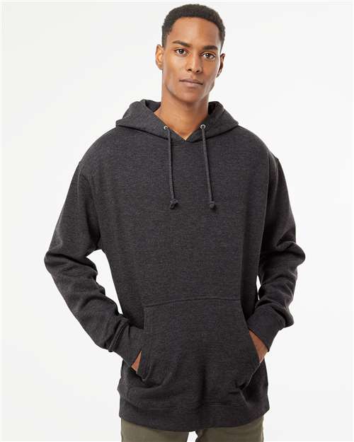 Independent Trading Co. IND4000 Charcoal Heather — on model front